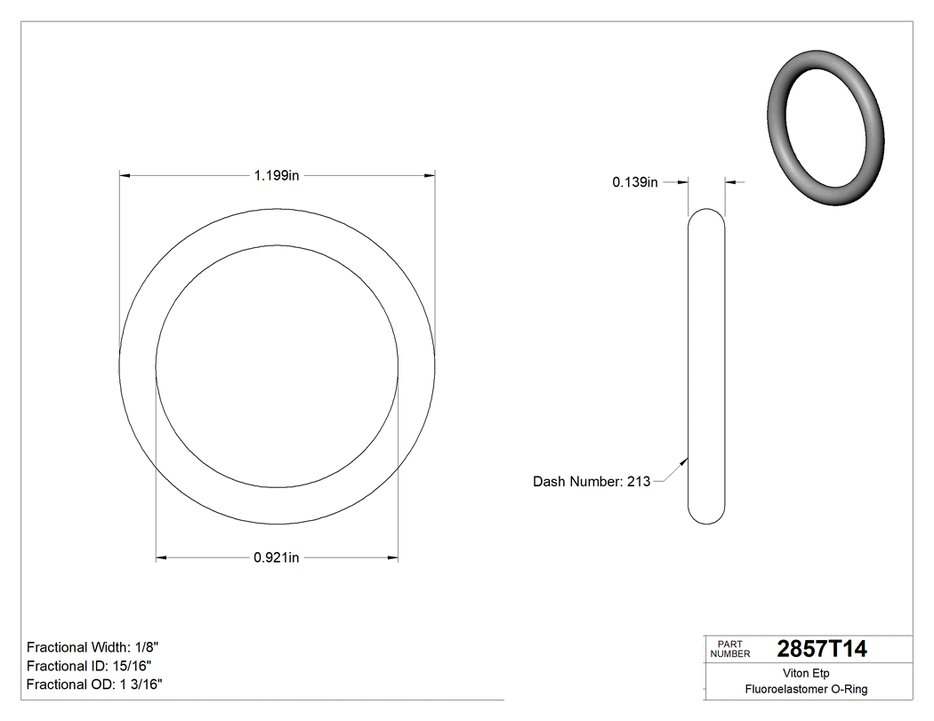 Technical drawing - 2857T14
